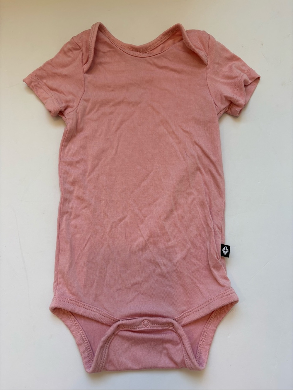 Kyte BABY Soft Pink Short-Sleeve Bodysuit 3-6Months